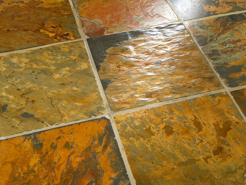 Multi Coloured Slate - After